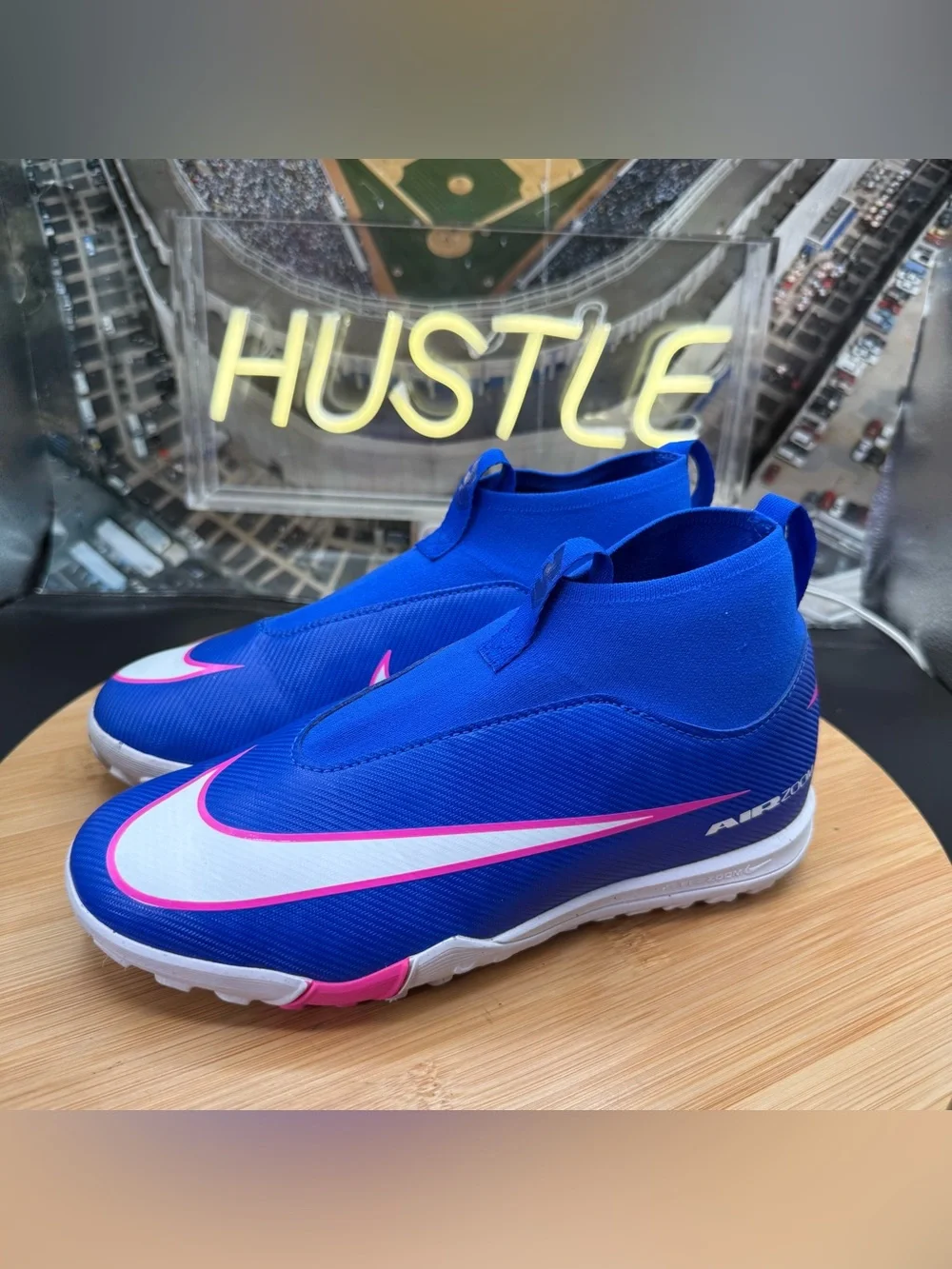 Nike Jr. Mercurial Superfly 10 Academy Turf High-Top Soccer Cleats Sz 3Y